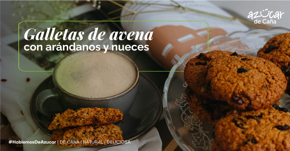 Hablemos de azúcar - Receta de galletas de avena con arándano...