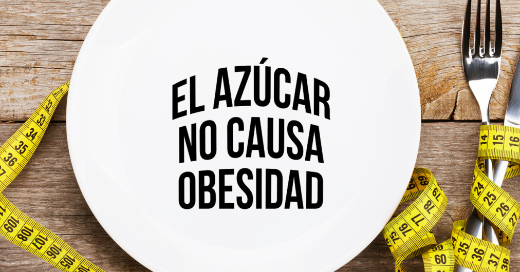 El azúcar no causa obesidad