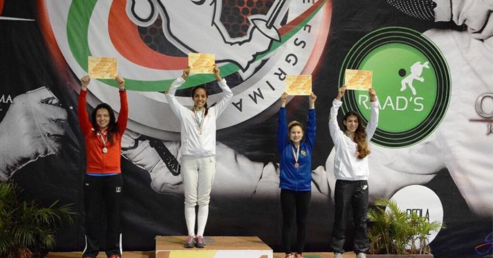 Nataly Michel da oro a Jalisco en el Nacional de Esgrima