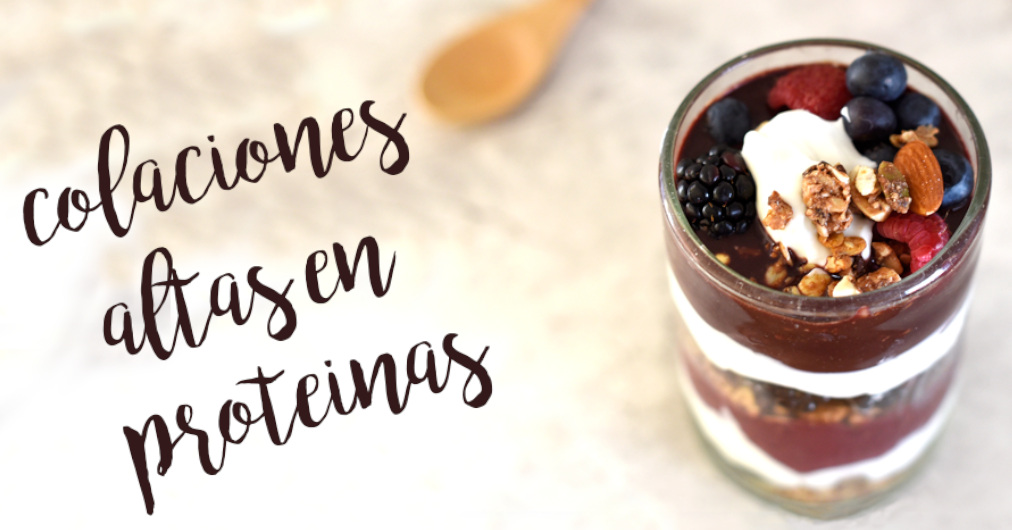 Colaciones altas en proteína