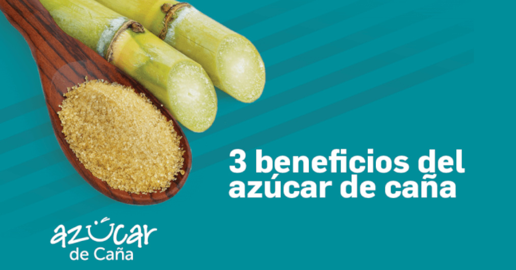 3 beneficios del azúcar de caña