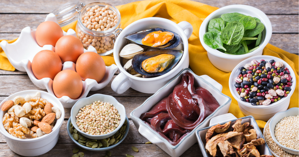 Alimentos altos en hierro
