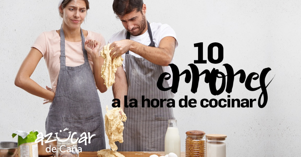 10 errores a la hora de cocinar