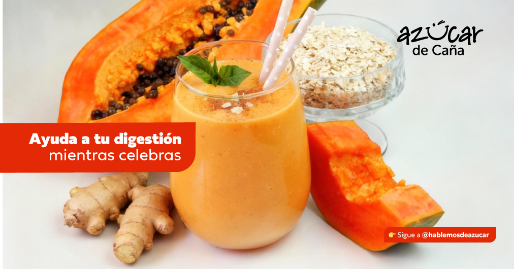 Alimentos que ayudan con la digestión durante las  fiestas decembrinas.