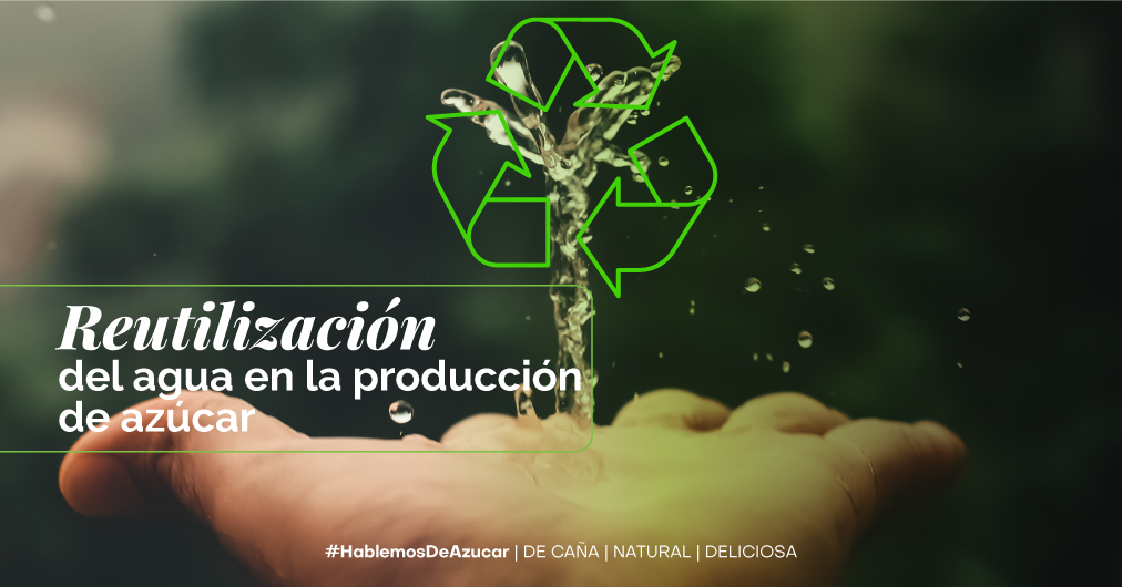 Reaprovechamiento del agua residual en la producción de azúcar