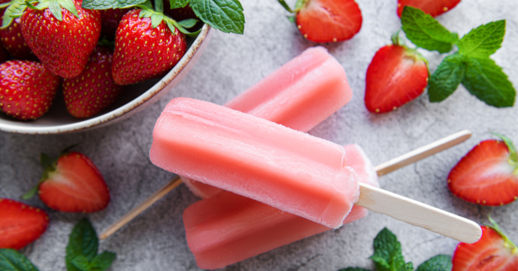 Paletas de yogurt