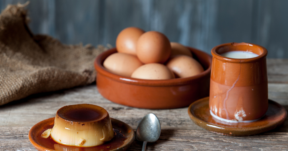 Flan Casero en 6 minutos hecho en microondas