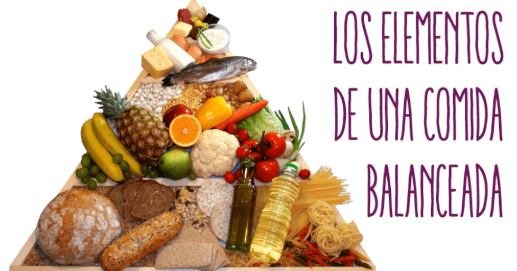 Los elementos de una comida balanceada